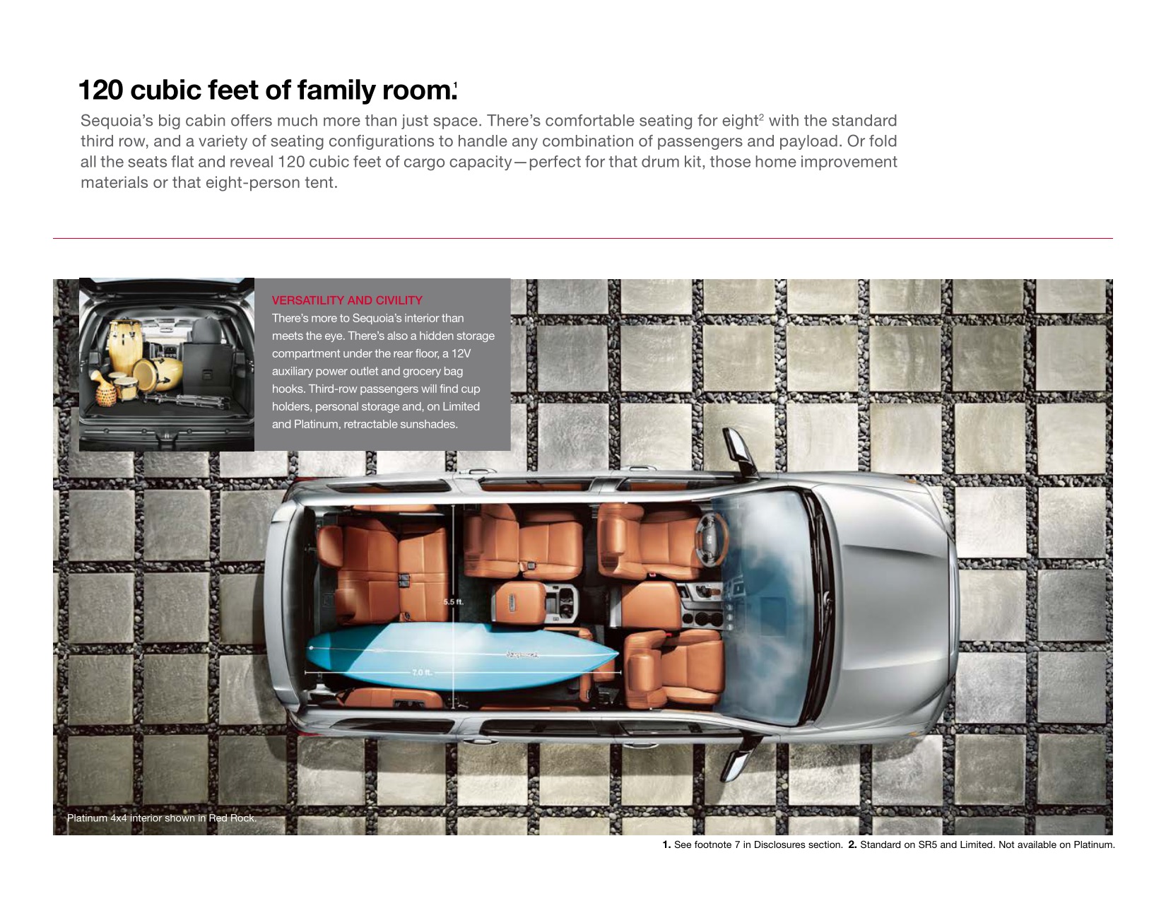2016 Toyota Sequoia Brochure Page 1